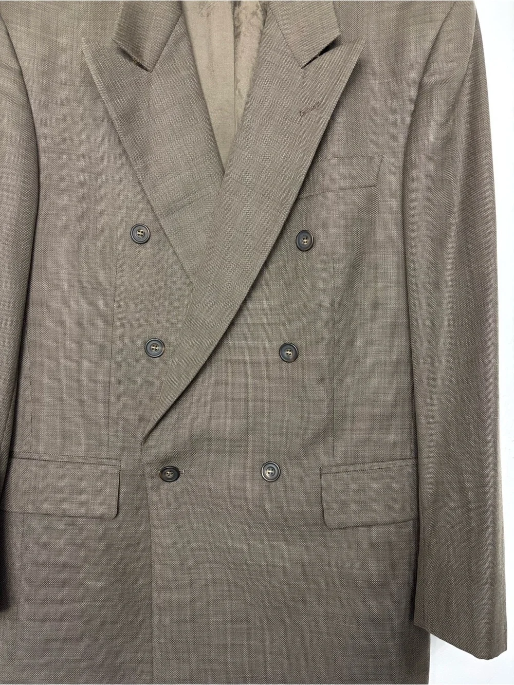 Vito Rufolo Reda Supercento Italy Men's Double Breasted Sport Coat Blazer Jacket